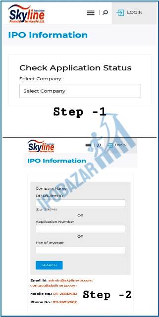skyline IPO Allotment status