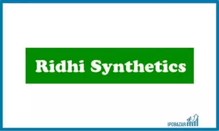 Ridhi Synthetics Rights Issue 2021