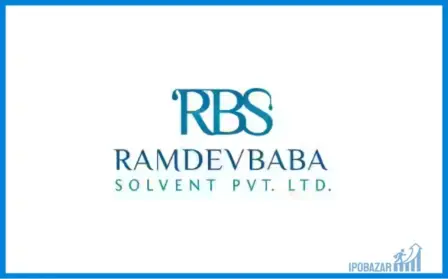 Ramdevbaba Solvent IPO GMP, Dates, Price, & Allotment Details 2024